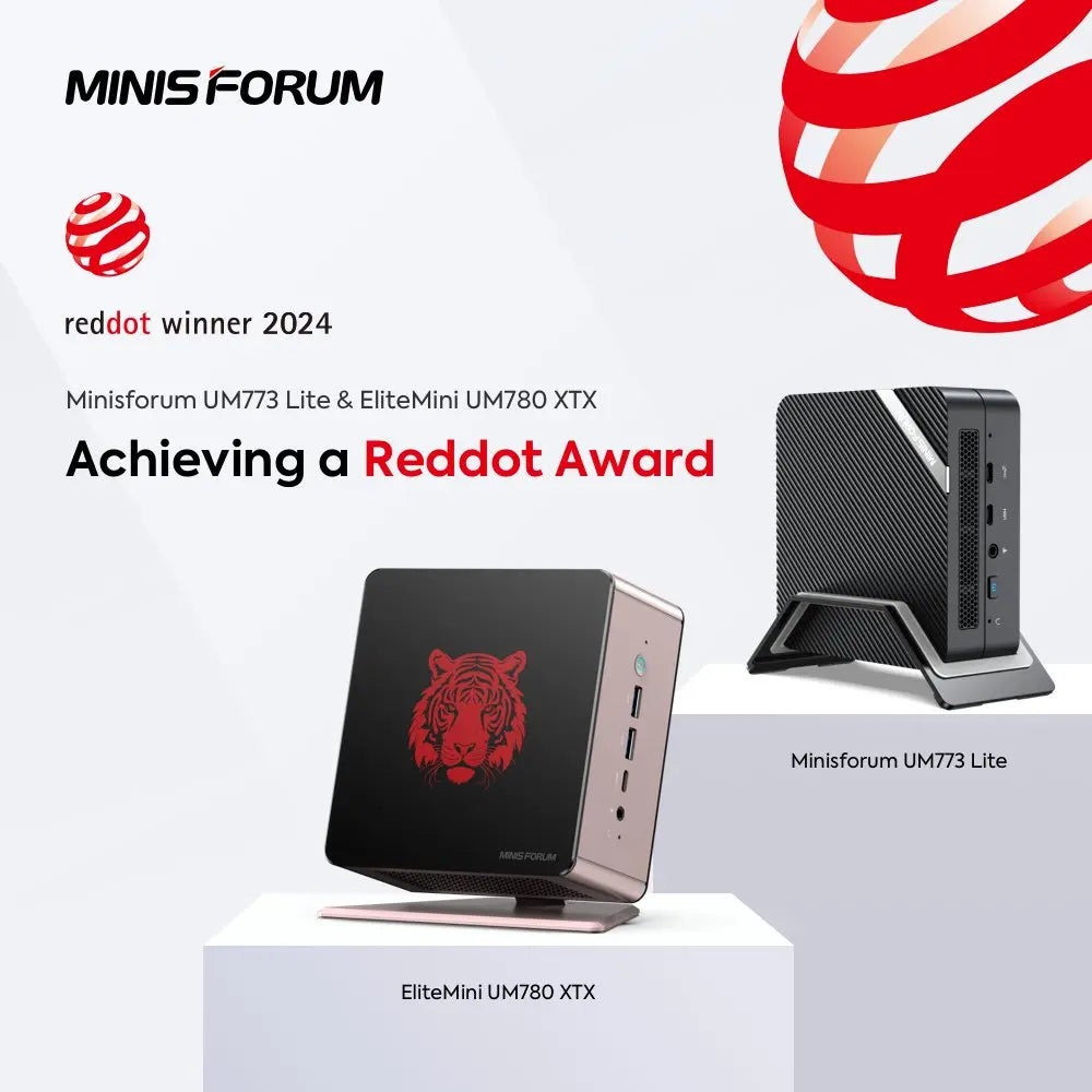Minisforum Red Dot Design Award 2024 for Innovative Mini-PCs Minisforum