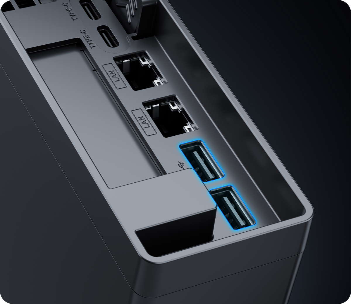 More USB-A <span>Connectivity</span>