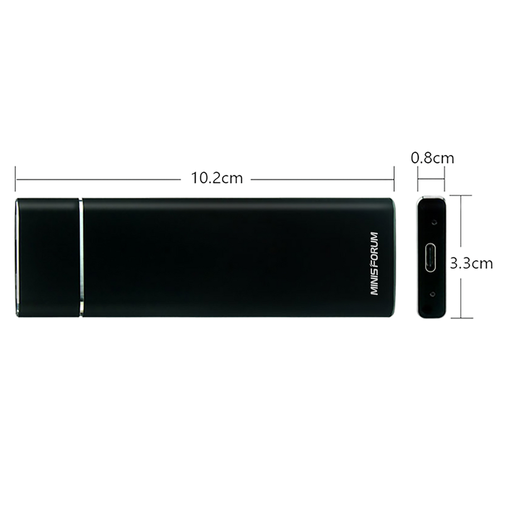 MINISFORUM M.2 NVMe Hard Drive Enclosure