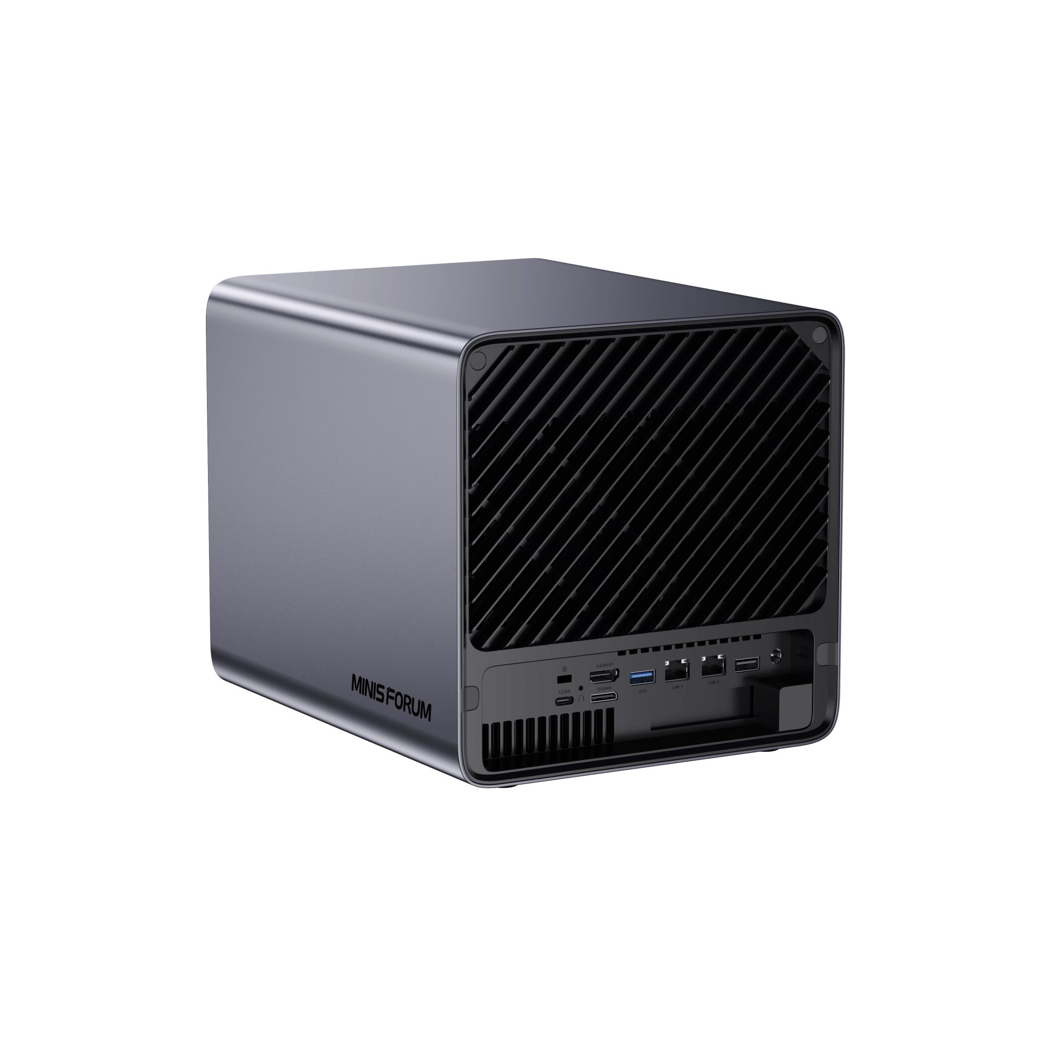ミニPC MINISFORUM AI NAS N5 Pro P370 128GB MINISFORUM N5 Pro AI NAS | AMD Ryzen™ AI 9 HX PRO 370, 3 M.2/U.2